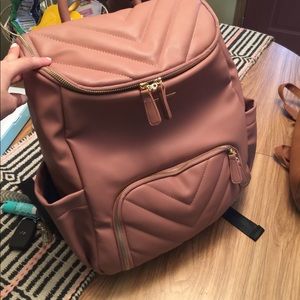 Nichet backpack - Vegan leather in blush